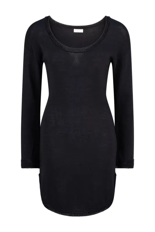 Nixie Teia Mini Dress - Black made by Tigerlily