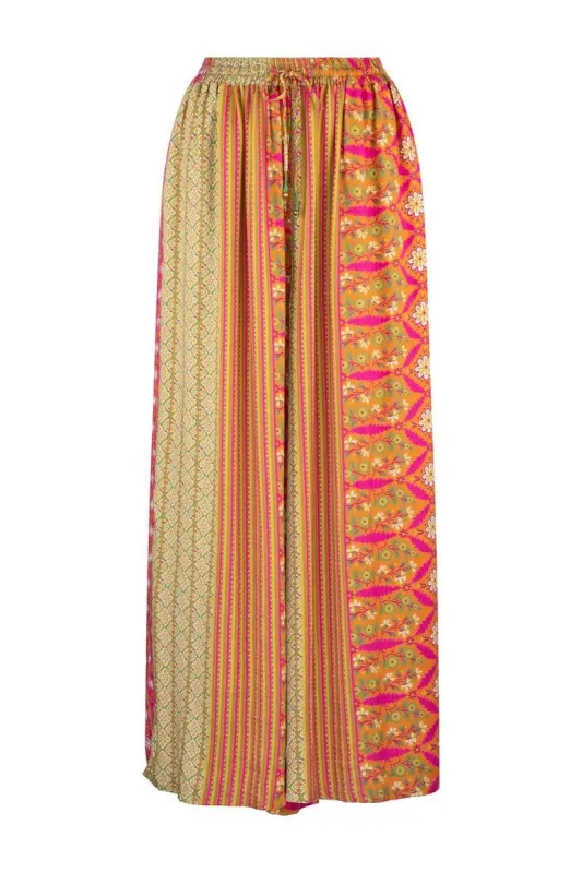 Alora Shani Wide Leg Pant - Alora Pink Stripe sold by Tigerlily