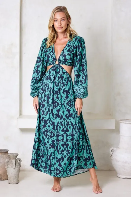 Kiriana Greta Maxi Dress - Juniper sold by Tigerlily
