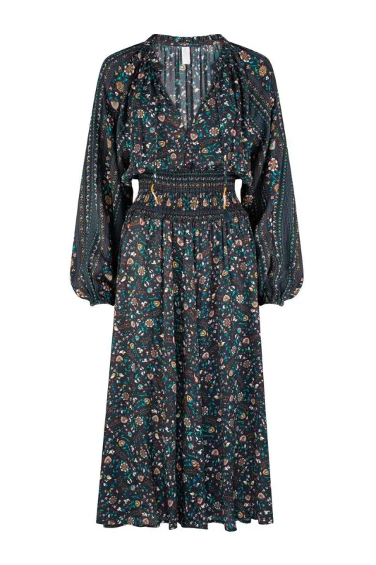 Esmerelda Priya Midi Dress - Dusk Floral sold by Tigerlily