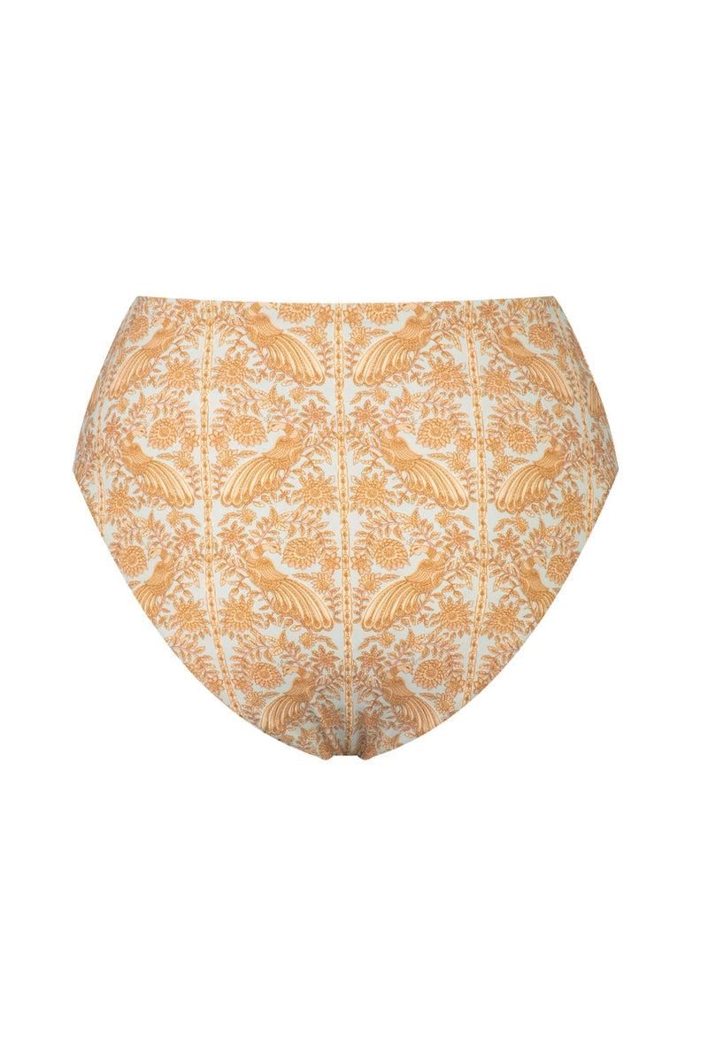 Ophelia Ava High Reversible Bikini Bottom - Sky Blue Peacock X Leopard sold by Tigerlily product image thumbnail 3