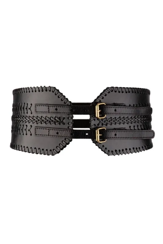 Octavia Belt - Black sold by Tigerlily