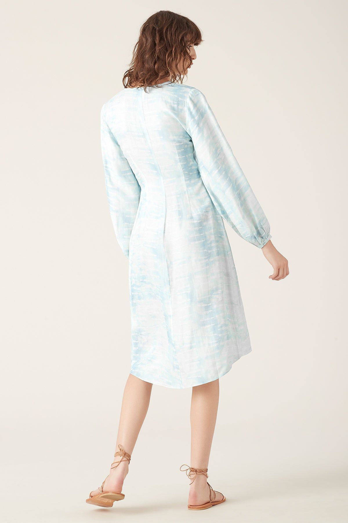 Saras Wrap Mini Dress - Blue sold by Tigerlily product image thumbnail 3