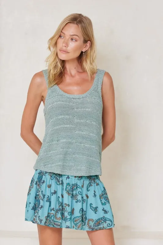 Farah Pearla Cami - Pistachio sold by Tigerlily