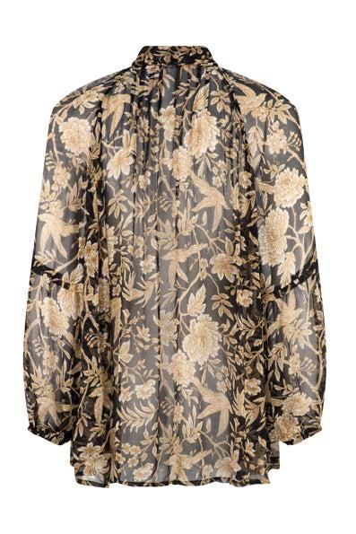 Cordelia Frida Bow Neck Blouse - Black sold by Tigerlily product image thumbnail 3