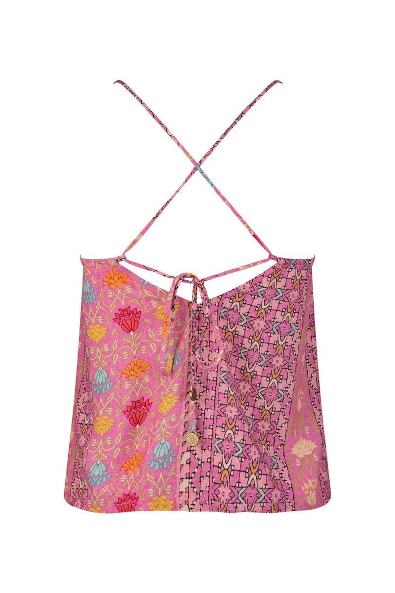 Rosalie Elara Long Line Cami - Purple Blossom sold by Tigerlily product image thumbnail 3