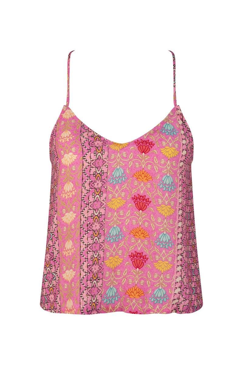 Rosalie Elara Long Line Cami - Purple Blossom sold by Tigerlily product image thumbnail 2