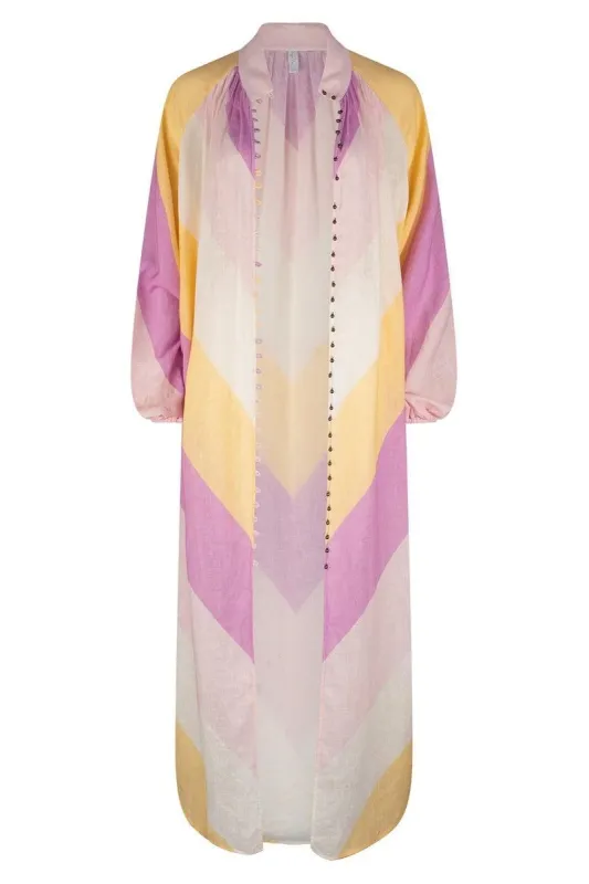 Kaleho Lorena Shirt Dress - Popsicle Stripe sold by Tigerlily