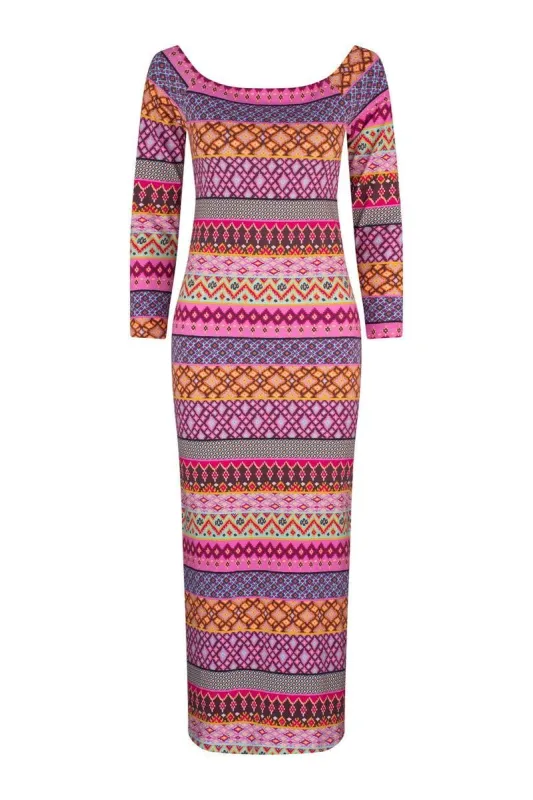 Utopia Kezia Maxi Dress - Utopia Stripe sold by Tigerlily