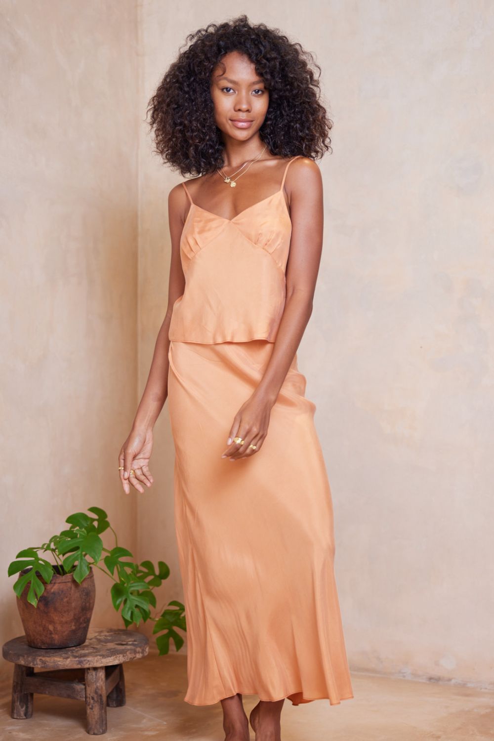 Cinzia Blake Maxi Skirt - Dusty Orange sold by Tigerlily product image thumbnail 3