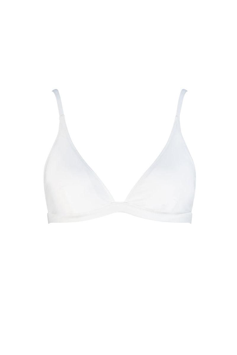 Tigerlily Longline Tri Bikini Top - White sold by Tigerlily product image thumbnail 2