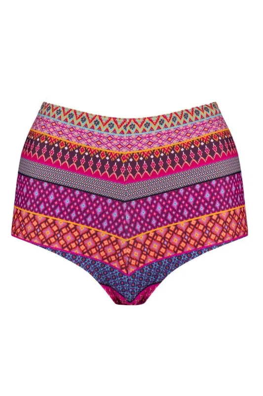 Utopia Mica Beach Bikini Short - Utopia Stripe sold by Tigerlily