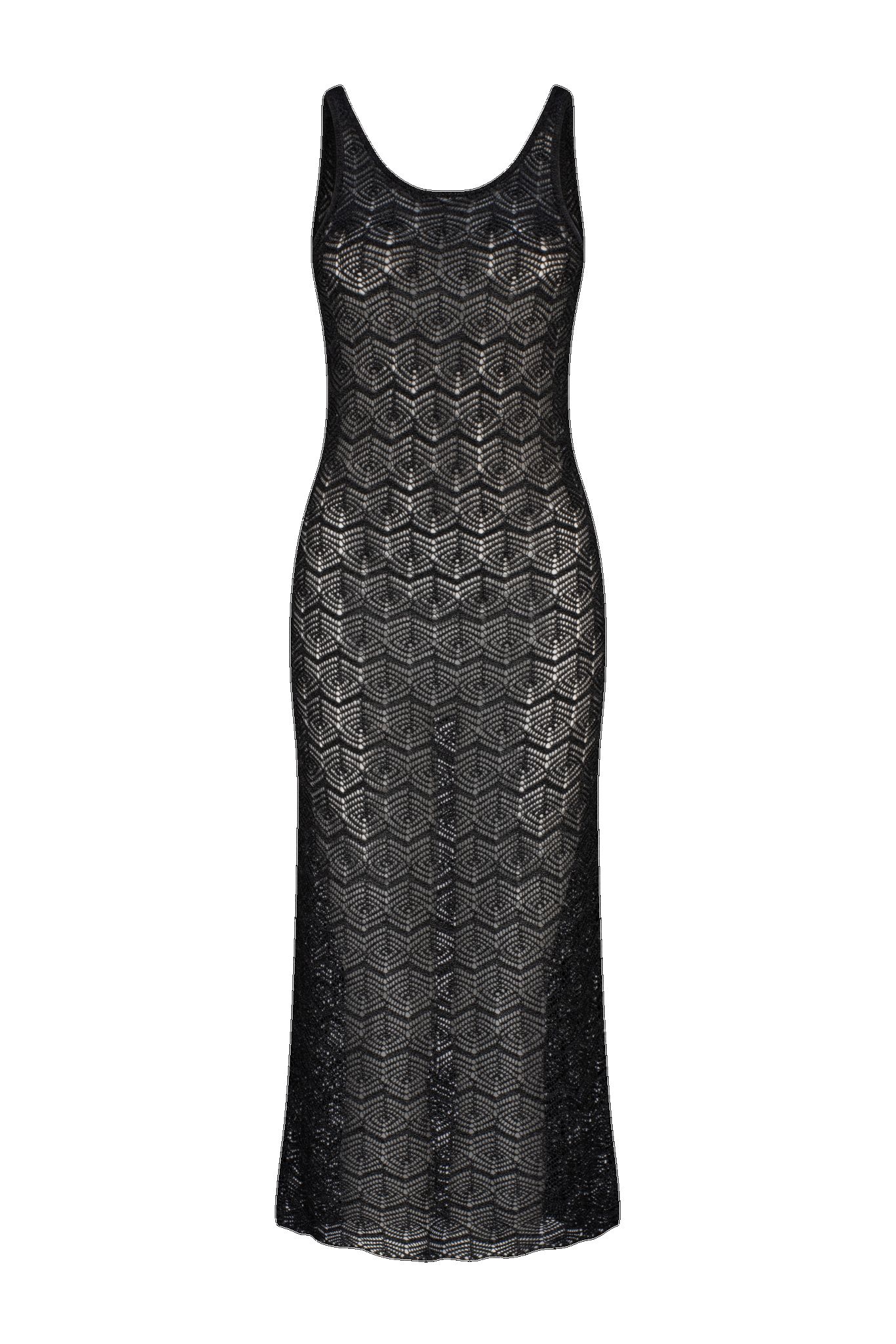 Mariposa Alette Midi Dress - Black sold by Tigerlily