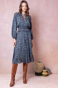 Esmerelda Priya Midi Dress - Dusk Floral sold by Tigerlily