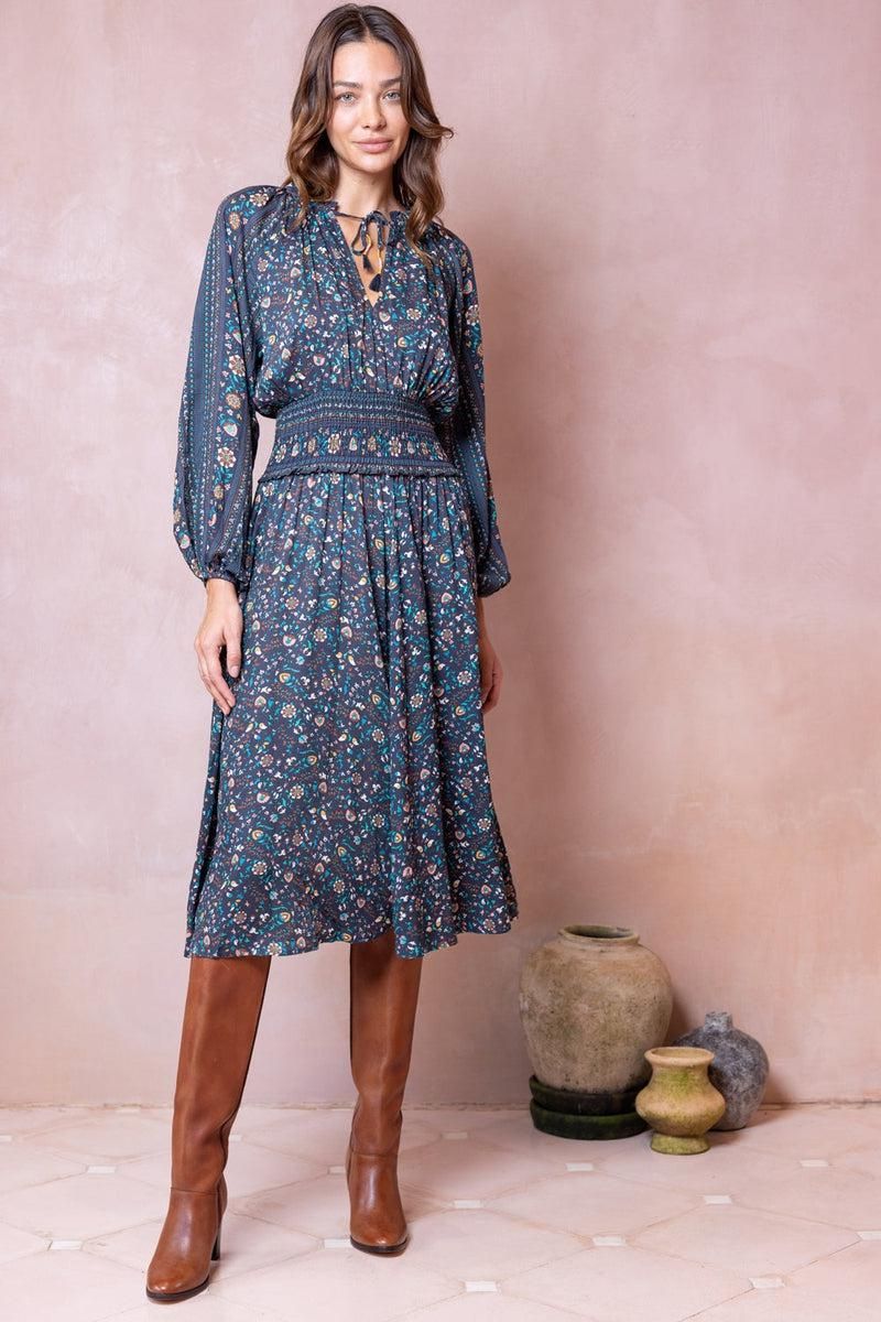 Esmerelda Priya Midi Dress - Dusk Floral sold by Tigerlily product image thumbnail 2