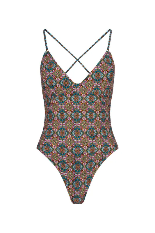 Azalia Hot Elle One Piece - Dusk sold by Tigerlily