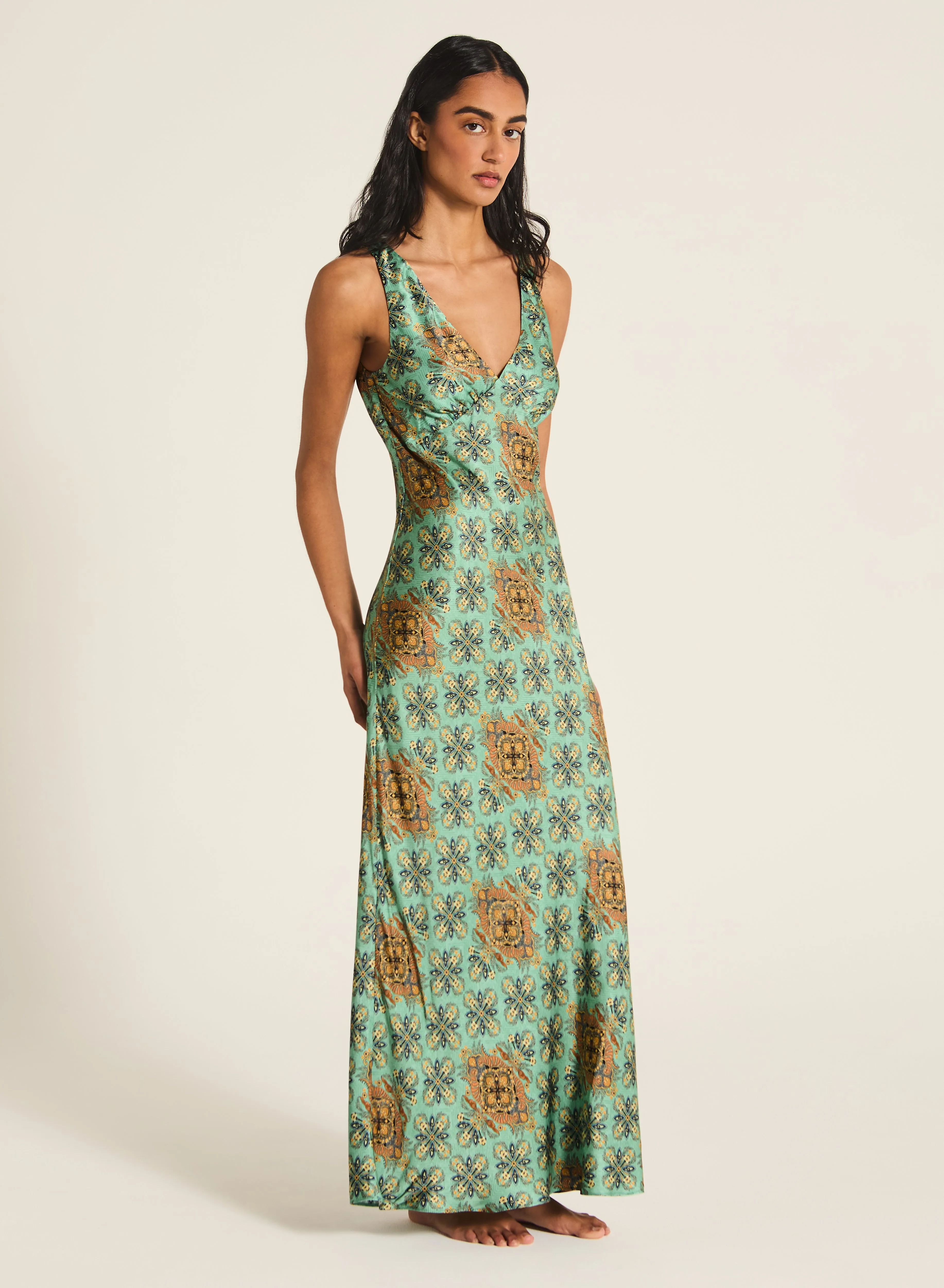 Haruki Magnolia Slip Dress sold by Tigerlily product image thumbnail 3