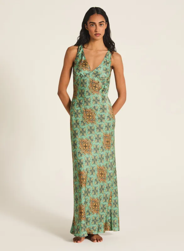 Haruki Magnolia Slip Dress sold by Tigerlily