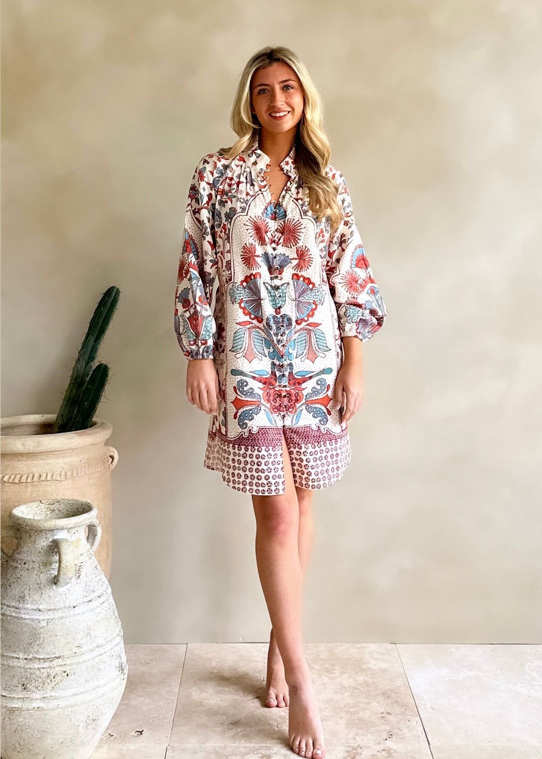 Alexandria Lorena Shirt Dress - Terracotta Sand sold by Tigerlily product image thumbnail 2
