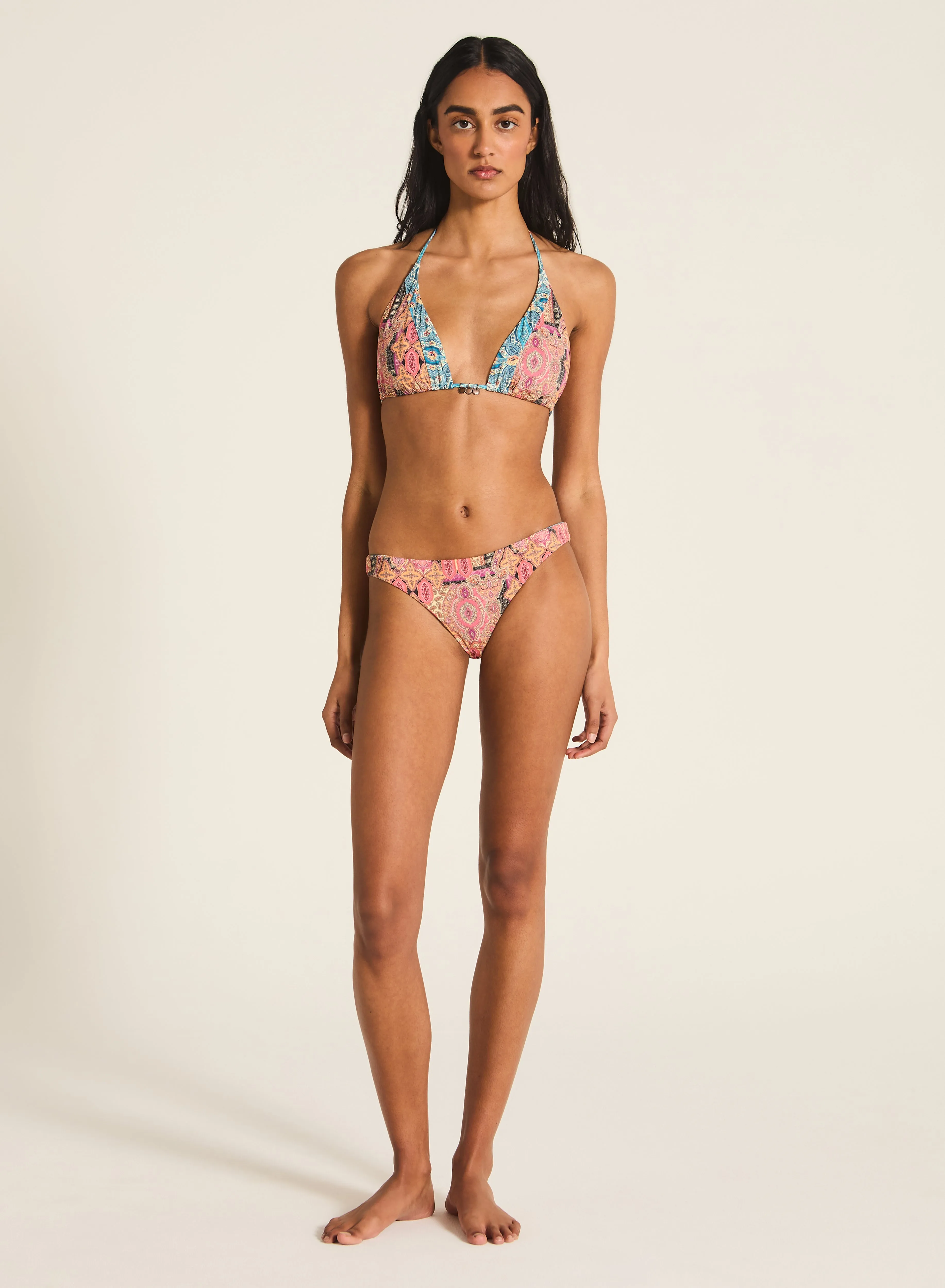 Nalani Long Line Tri Bikini Top sold by Tigerlily product image thumbnail 2