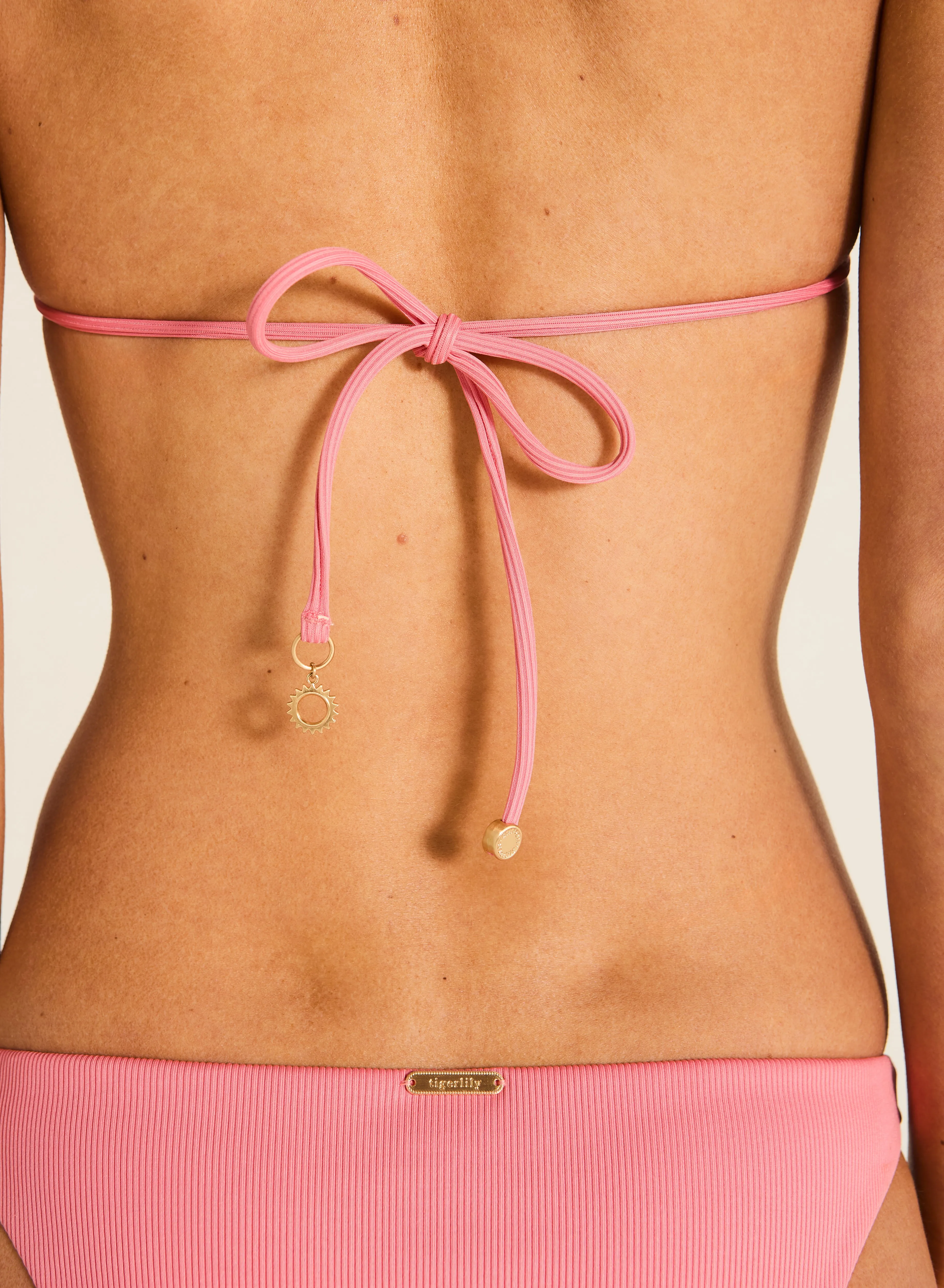 Coral Tara Triangle Bikini Top sold by Tigerlily product image thumbnail 3