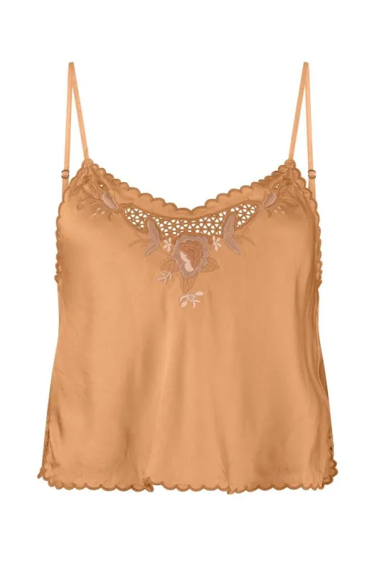 Santa Teresa Estella Cami - Latte sold by Tigerlily