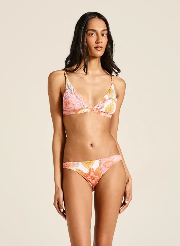 Herra Christie Long Line Triangle Bikini Top made by Tigerlily
