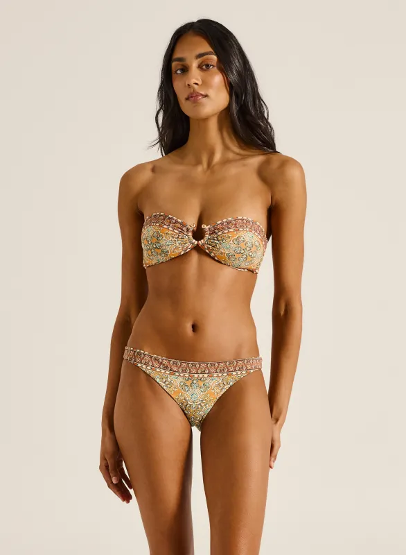 Rashida Akila Bandeau Bikini Top made by Tigerlily