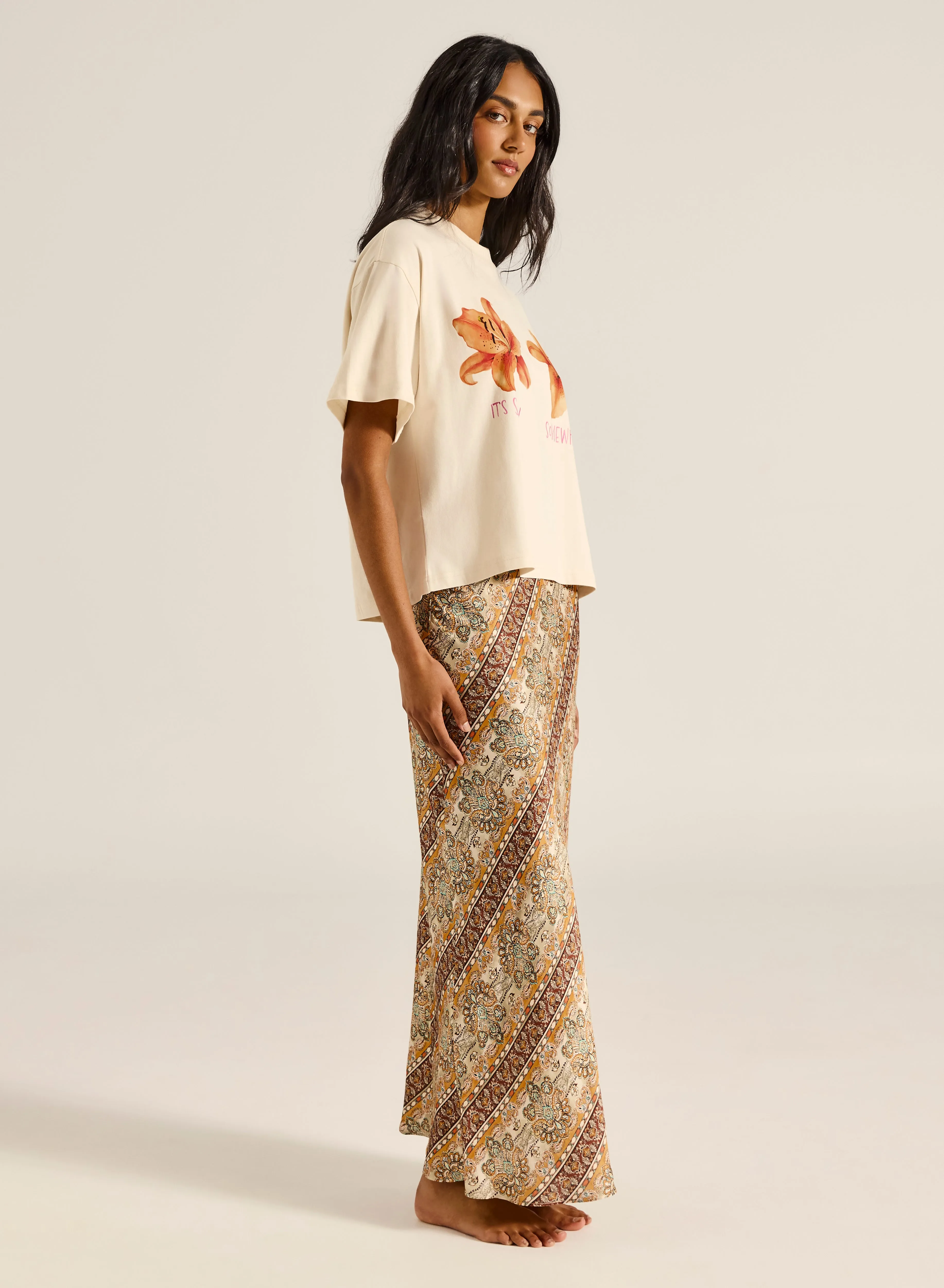 Rashida Lily Boxy Crop Tee sold by Tigerlily product image thumbnail 3