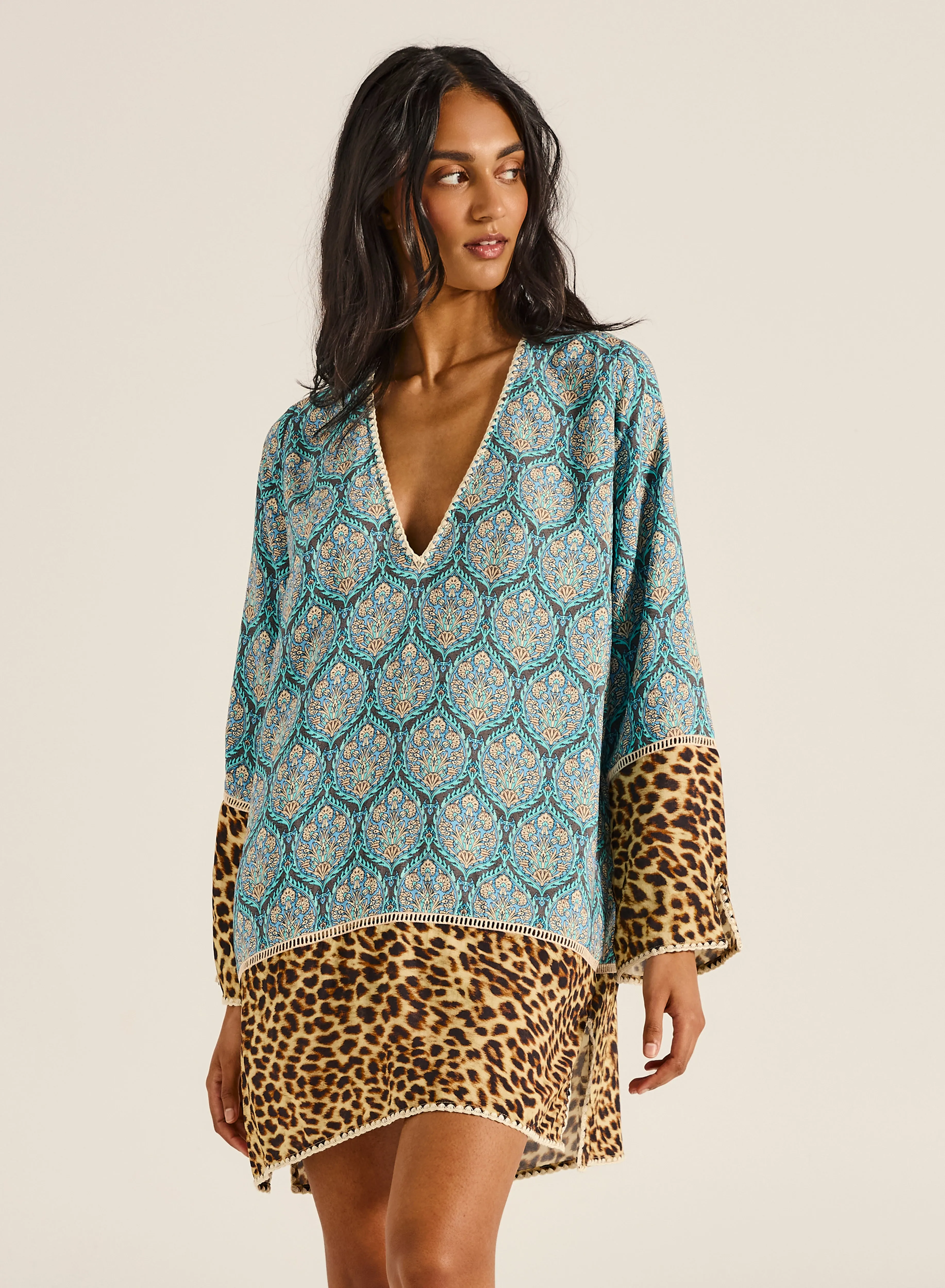 Jungle Natasha Mini Kaftan sold by Tigerlily product image thumbnail 4