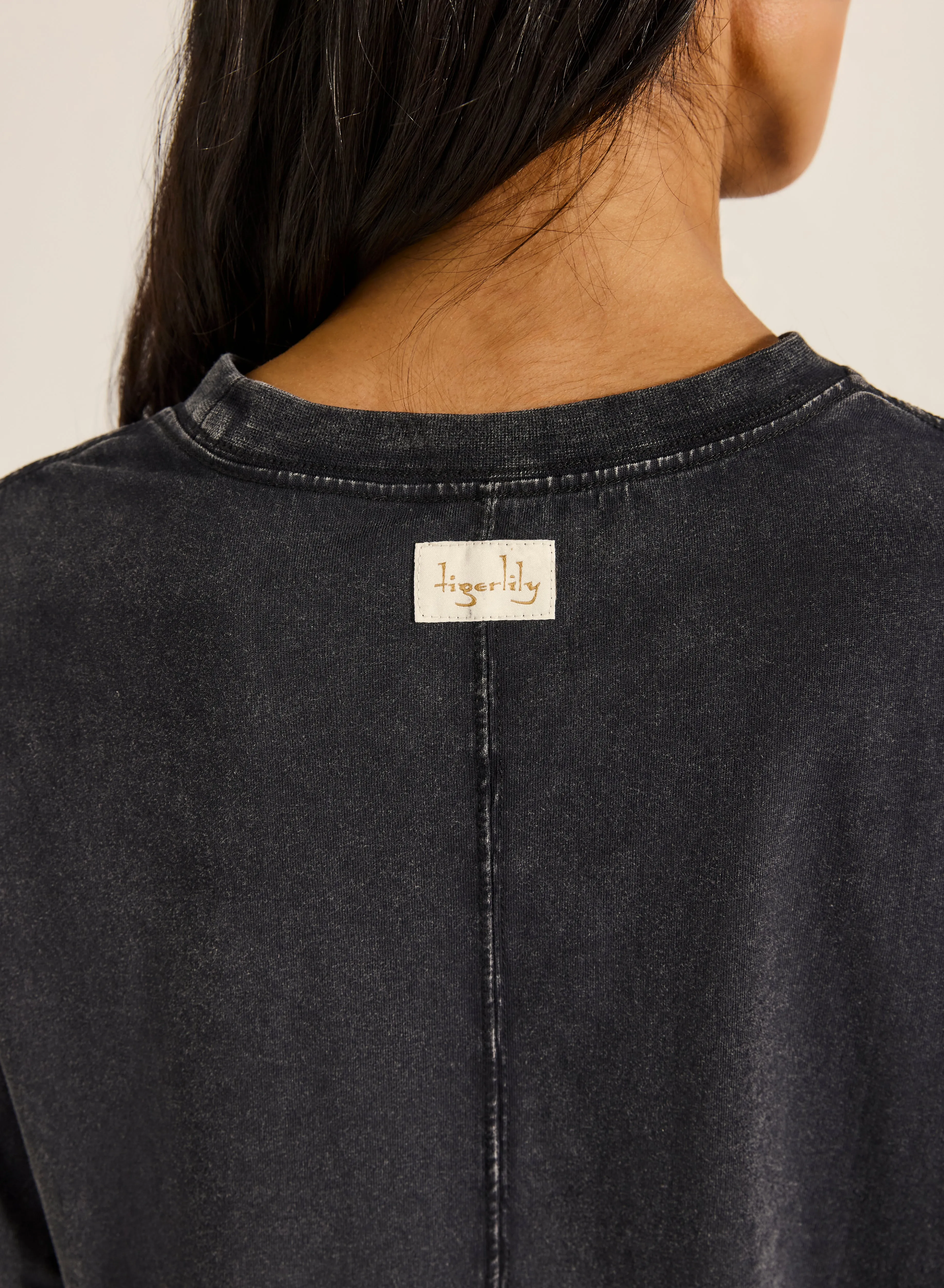 Jungle Leopard Boxy Crop Tee sold by Tigerlily product image thumbnail 5