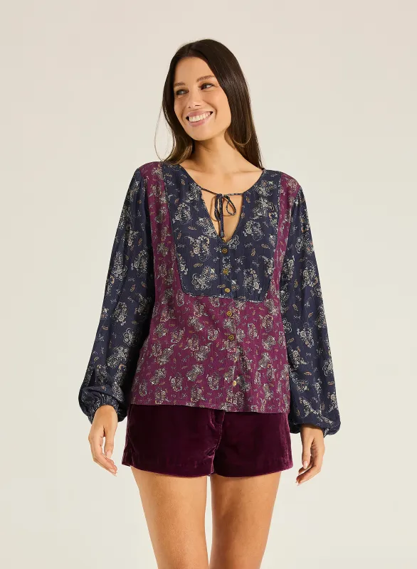 Paraiso Haveli Shirt made by Tigerlily