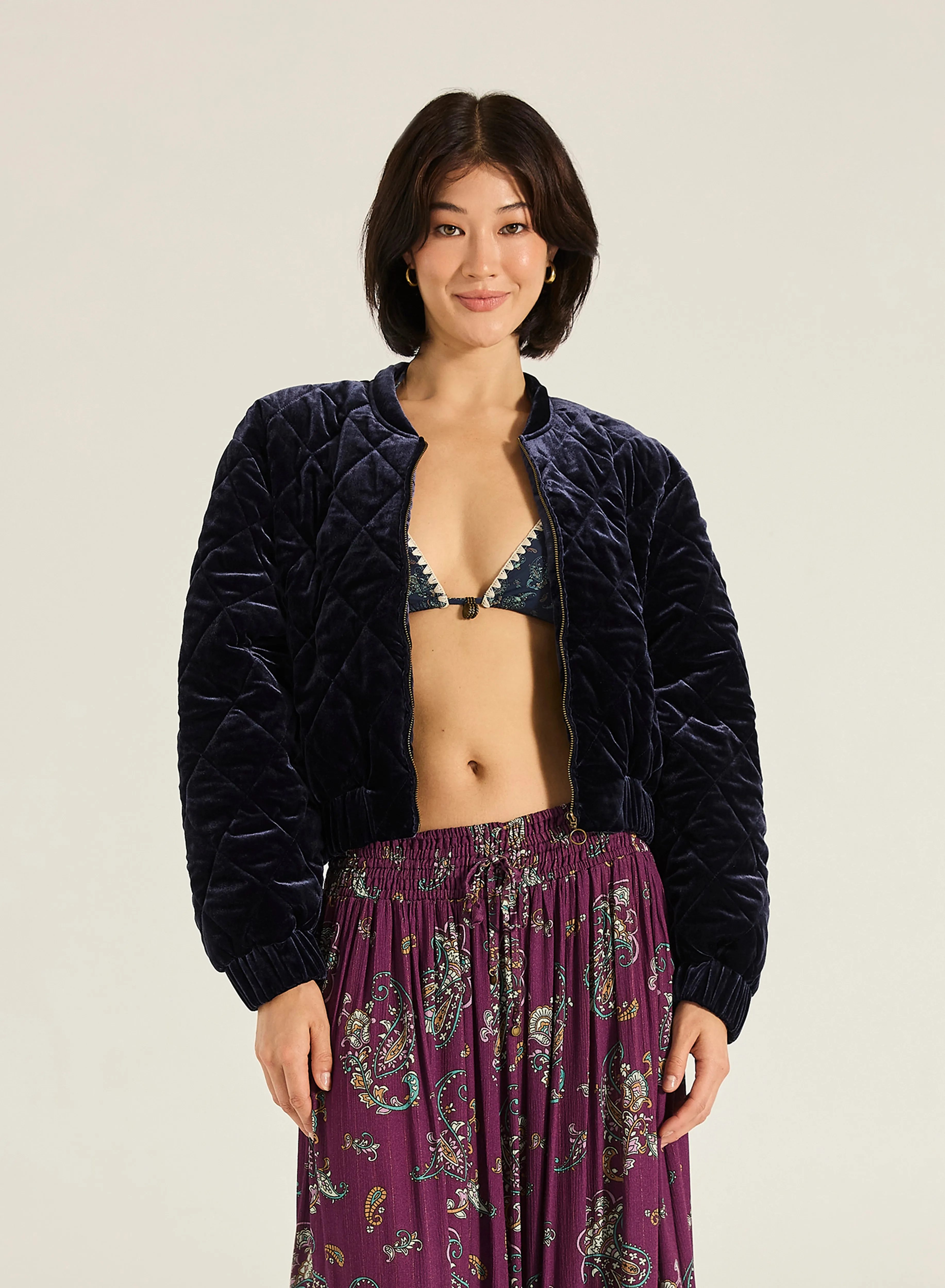 Paraiso Zola Velvet Jacket sold by Tigerlily