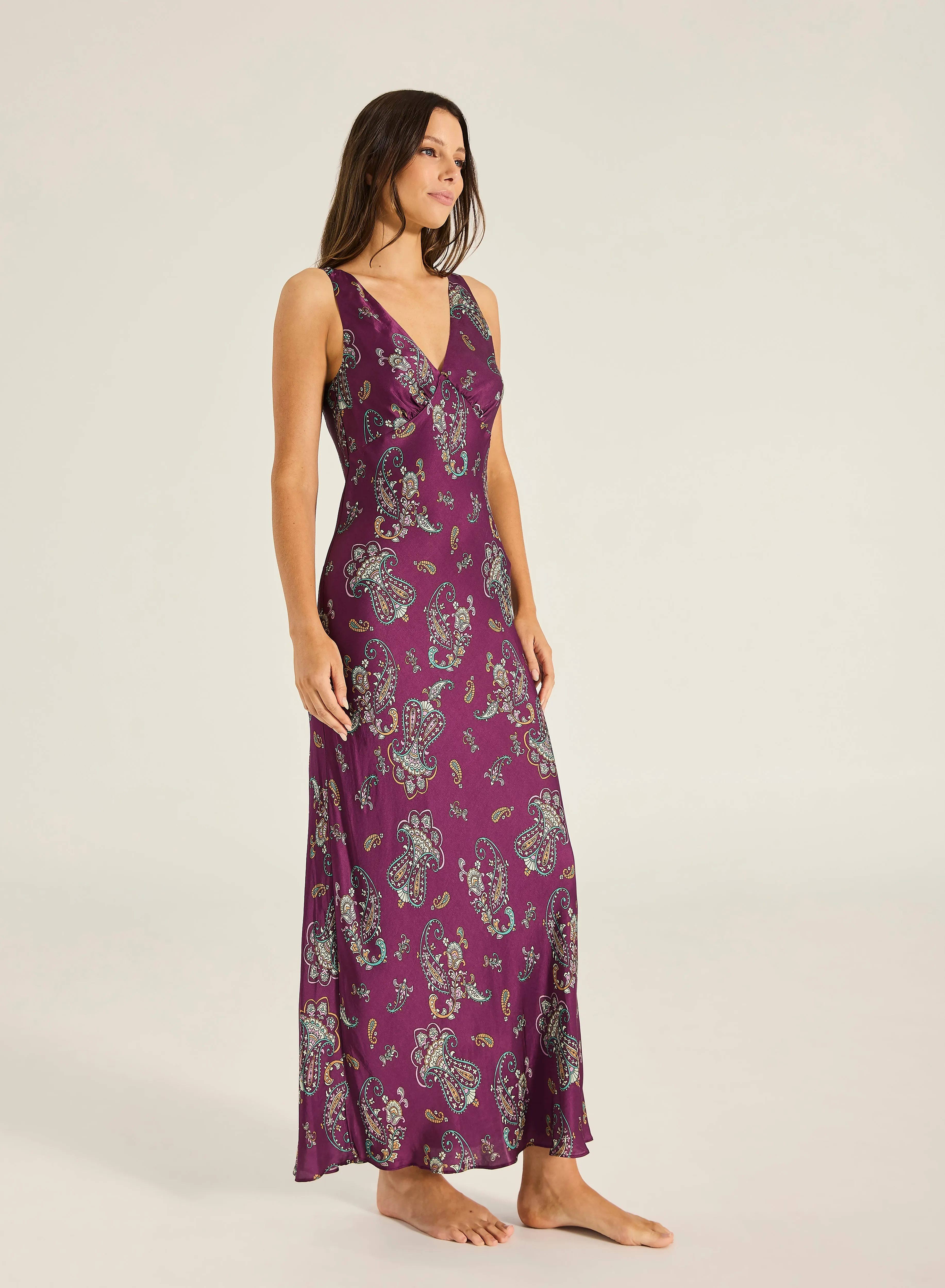 Paraiso Magnolia Maxi Slip Dress sold by Tigerlily product image thumbnail 3