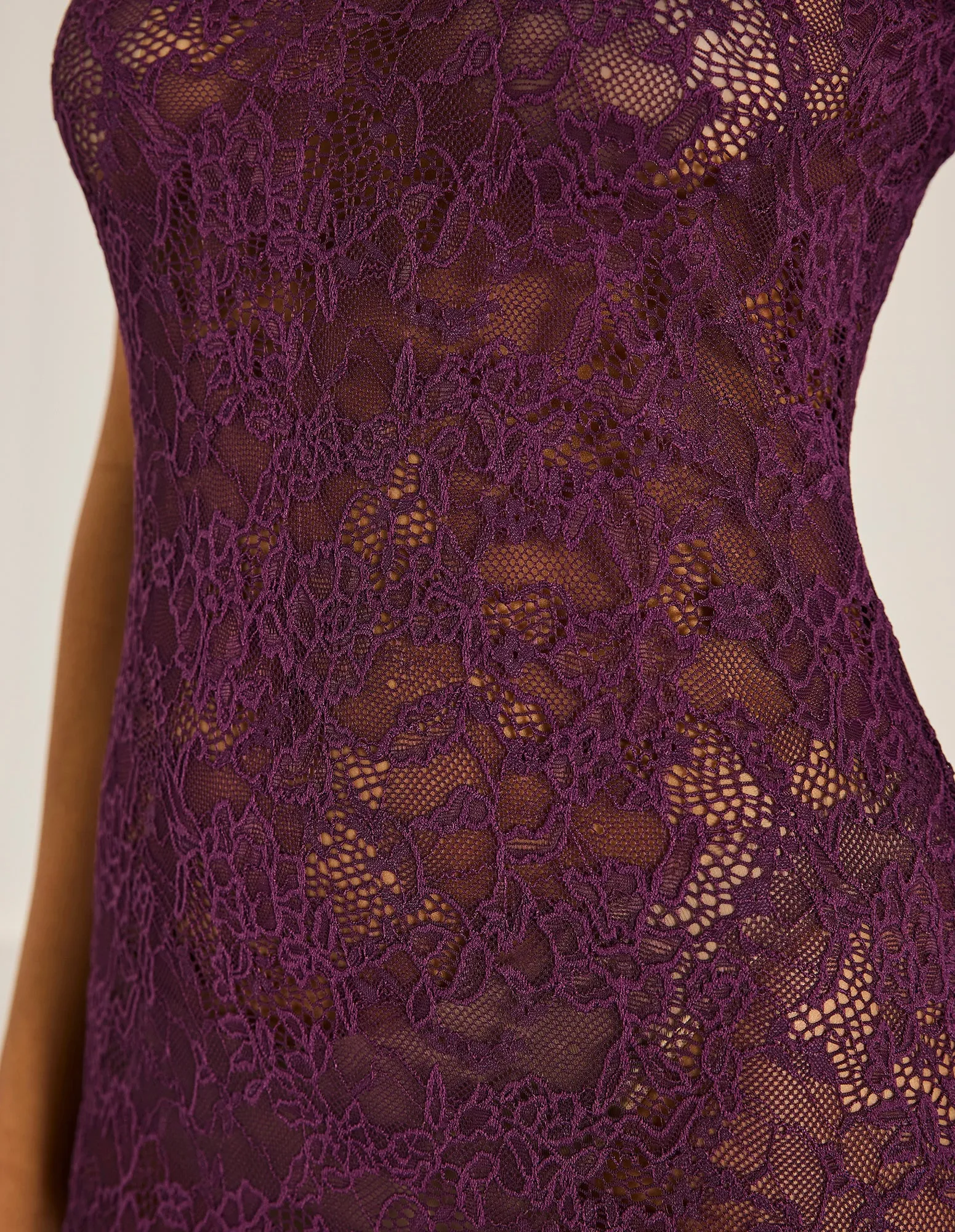 Aubergine Celestia Midi Dress sold by Tigerlily product image thumbnail 4