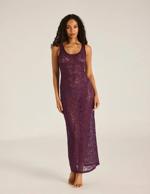 Aubergine Celestia Midi Dress made by Tigerlily