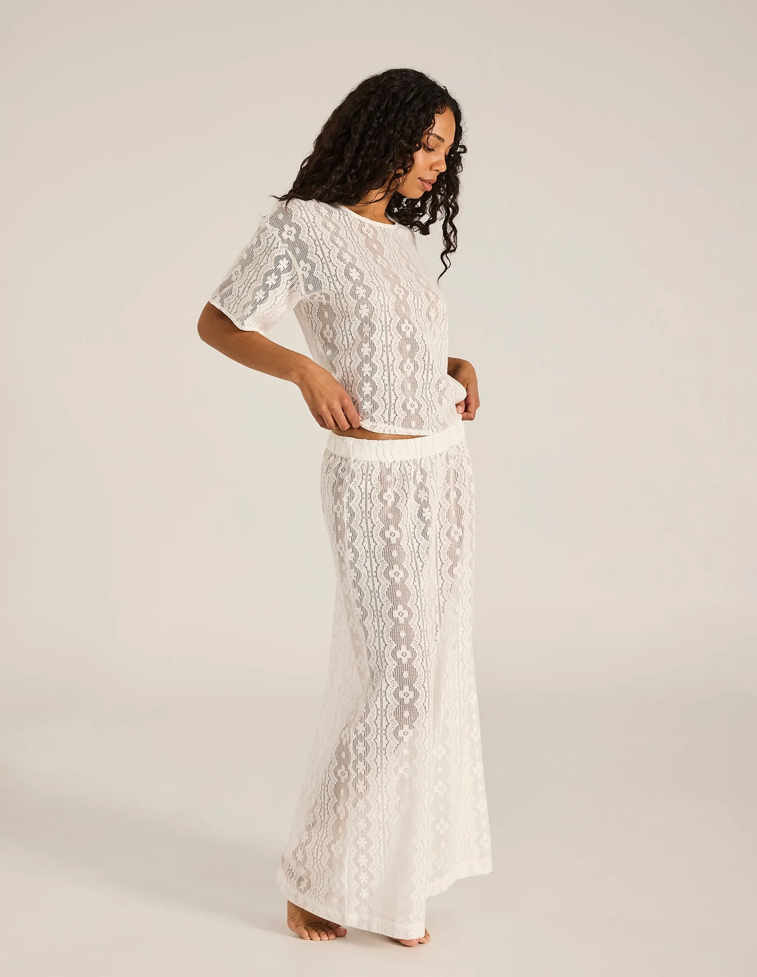 Cream Leonora Pant sold by Tigerlily product image thumbnail 3