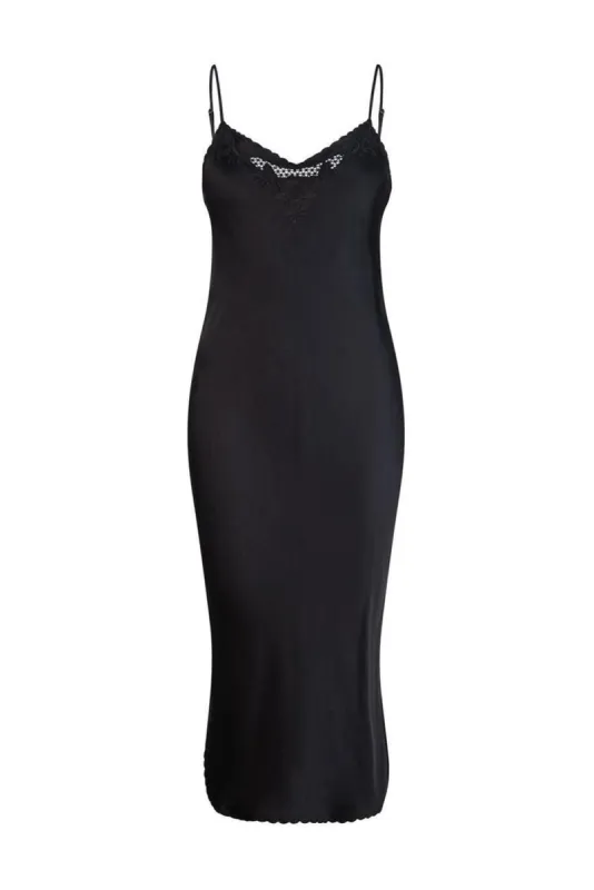 Santa Teresa Estella Midi Dress - Black made by Tigerlily