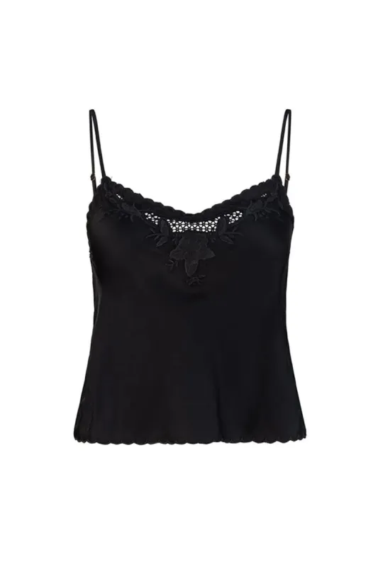 Santa Teresa Estella Cami - Black sold by Tigerlily