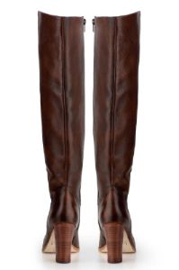 Cosmic Heeled Boot - Tan Leather sold by Tigerlily