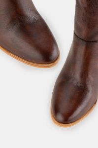 Cosmic Heeled Boot - Tan Leather sold by Tigerlily