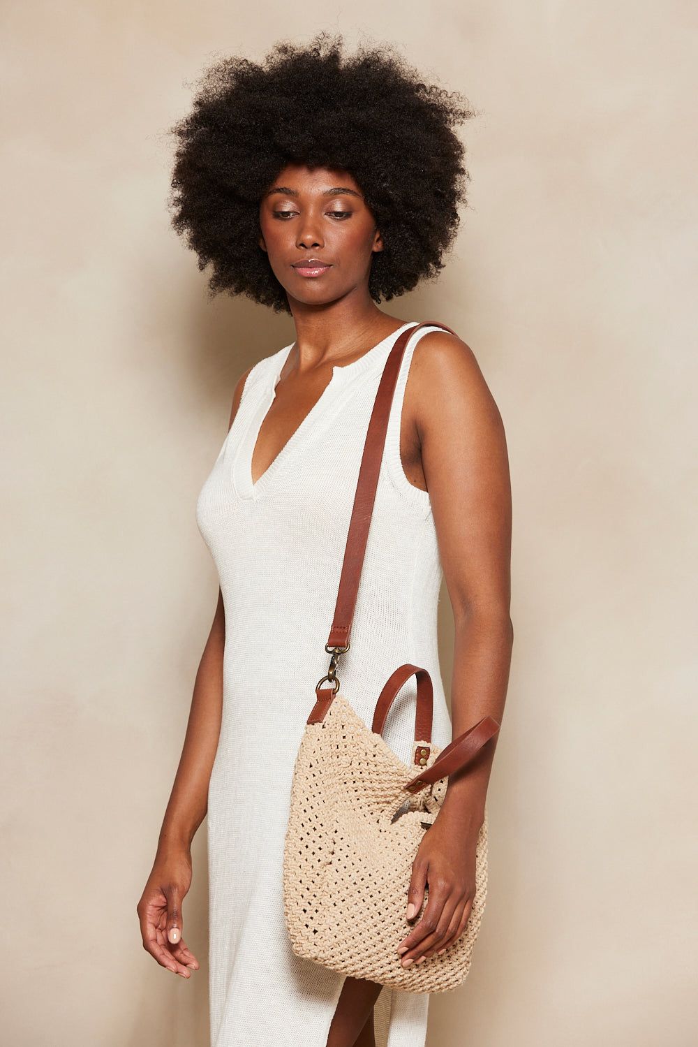 Marjorie Bristole Bag - Stone sold by Tigerlily product image thumbnail 4