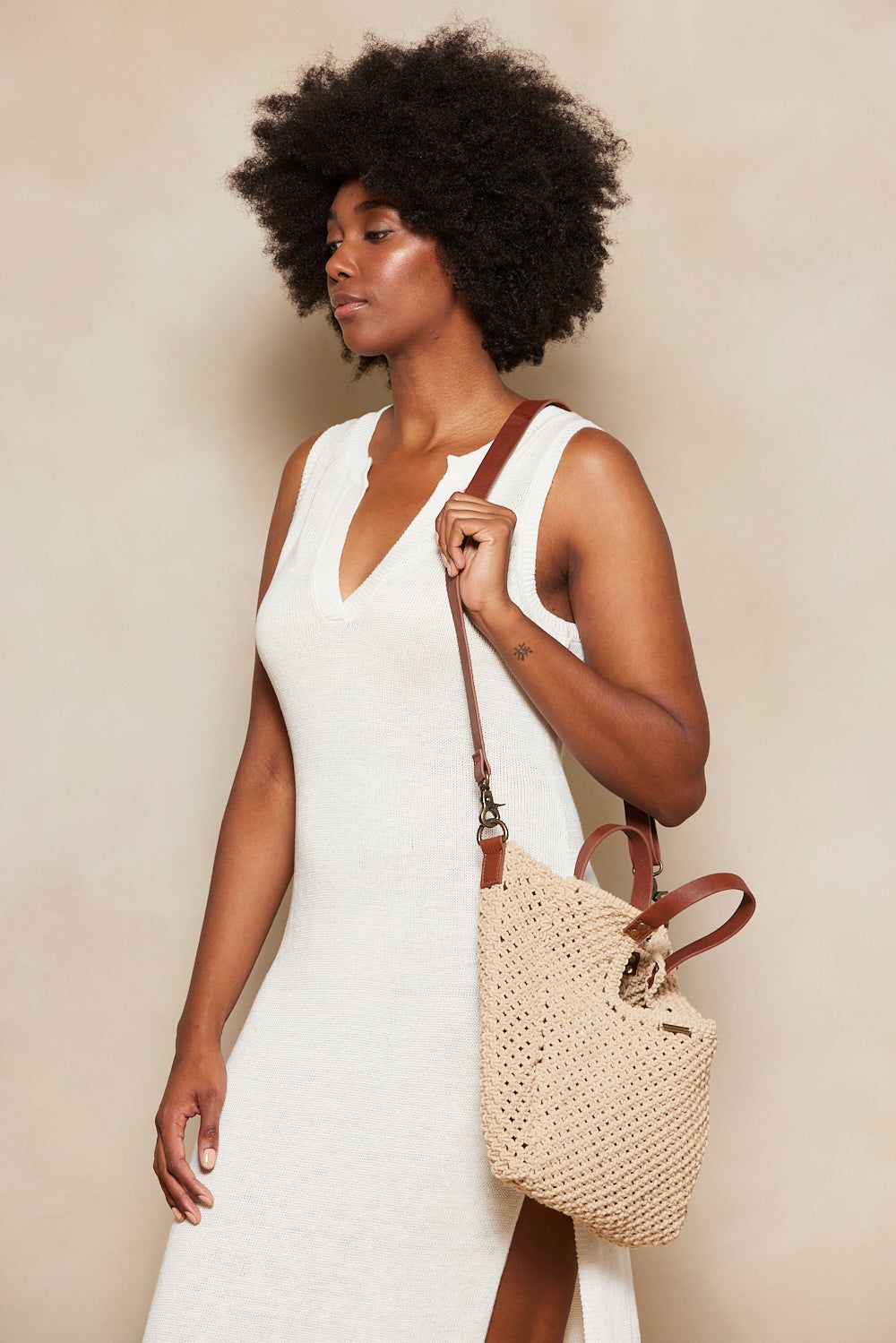 Marjorie Bristole Bag - Stone sold by Tigerlily product image thumbnail 6