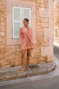 Cleo Adrielle Kaftan - Desert Rust sold by Tigerlily