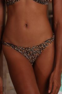 Ophelia Tiger Bikini Bottom - Leopard sold by Tigerlily