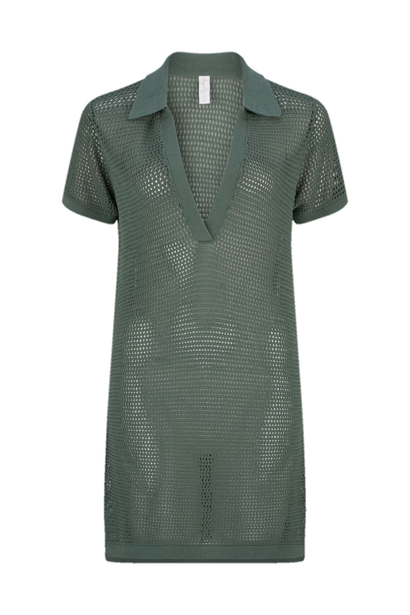 Lotus Cora Knit Mini Dress - Sage sold by Tigerlily