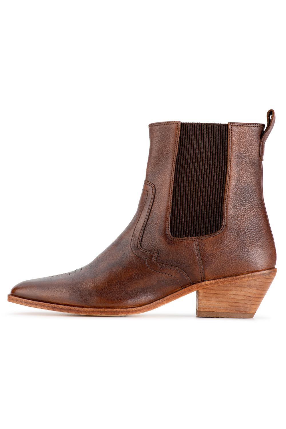 Cubana Heeled Boot - Tan Leather sold by Tigerlily product image thumbnail 5