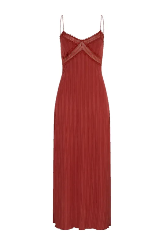 Pre-Order Celestia Charlize Maxi Dress - Cinnamon sold by Tigerlily