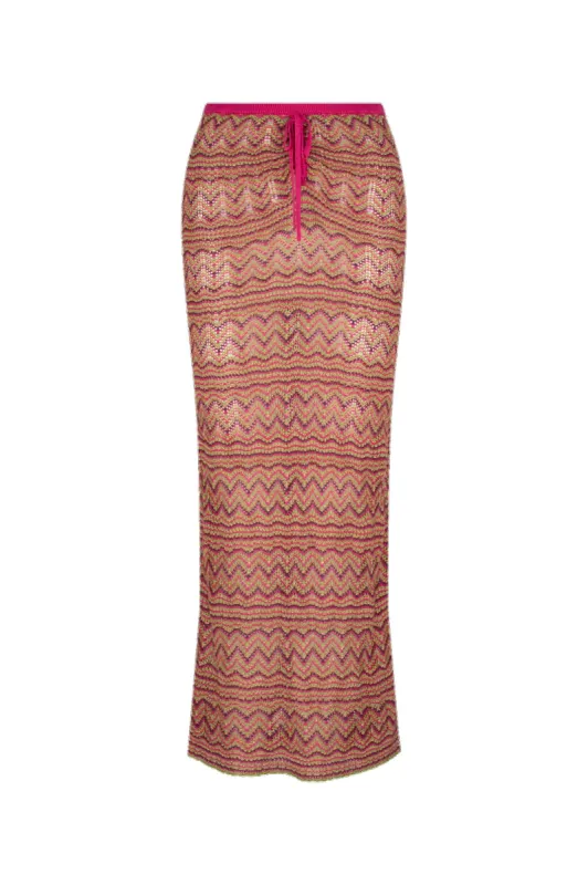 Valentina Delphine Maxi Skirt - Tropical Jewel sold by Tigerlily