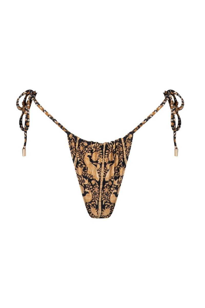 Ophelia High Argentina Reversible Bikini Bottom - Black Peacock X Leopard sold by Tigerlily product image thumbnail 2